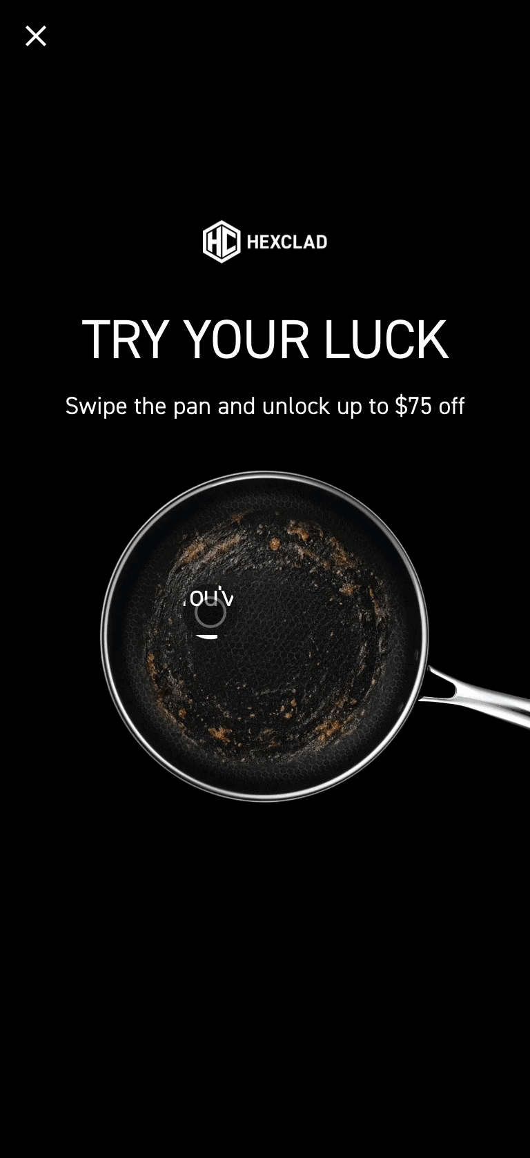 Mystery discount quiz popup